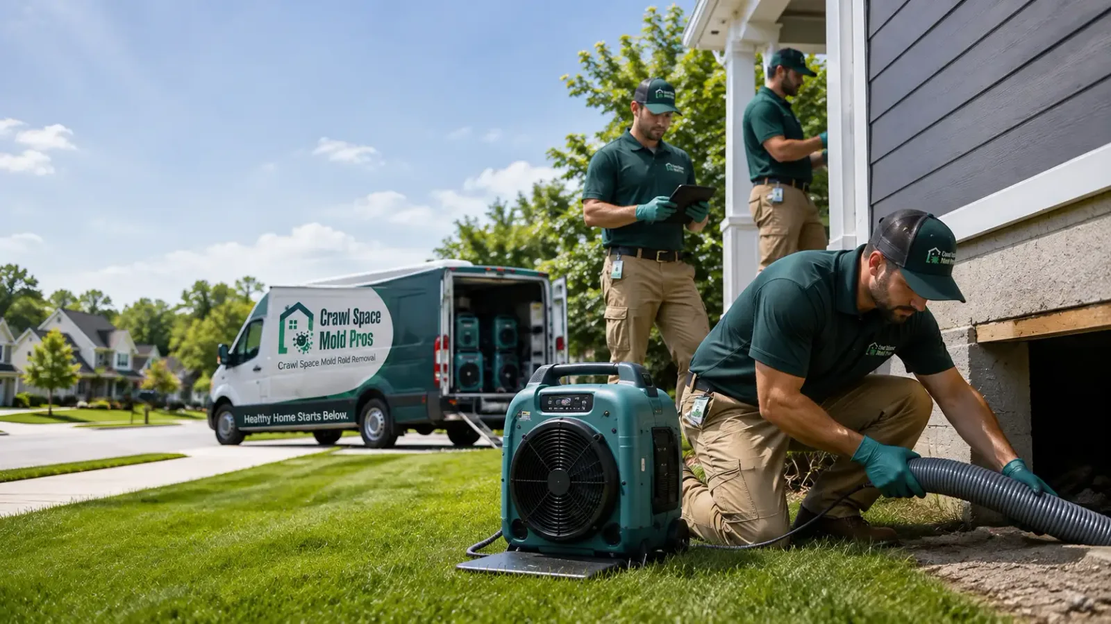 Crawl Space Mold Removal in Pomona, NJ